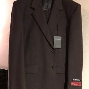 Chocolate Brown Suit Jacket + Pant